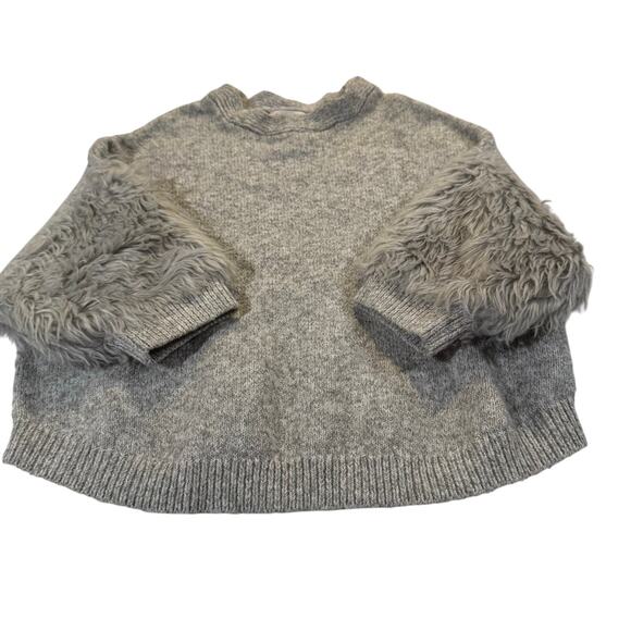 Cat & Jack Toddler Girl 3T Grey Sweater - Picture 1 of 5
